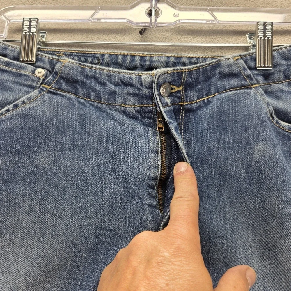 Vintage Levis Engineered Jeans Mens Blue Twisted One Pocket Zip Fly Fits 28x29